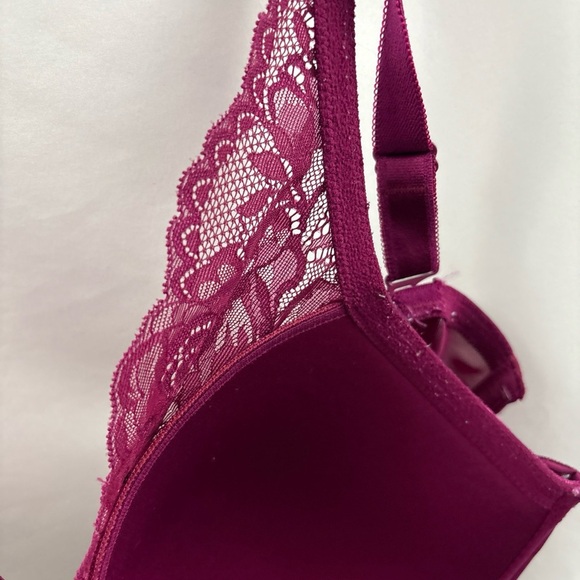 Torrid Curve Women's Padded Underwire Push Up Bra Size 42DD Purple Lace - Picture 8 of 9